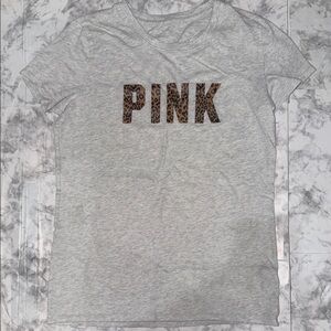 Victoria's Secret PINK Heather Gray Tee